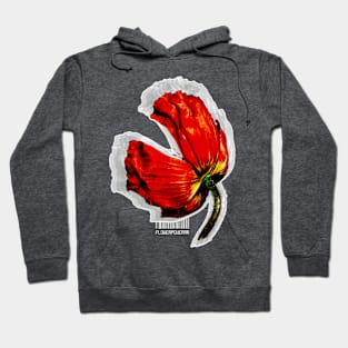 Flower Powerrr with text Hoodie